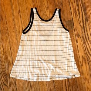 Cotton striped tank